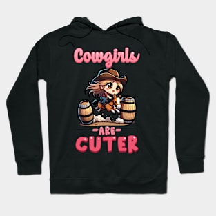 Cowgirls Are Cuter I Equestrian Pony And Horse Fan Hoodie